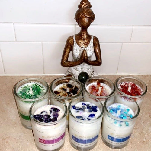 Complete set of 7 Chakra Candles